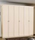 Armadio Ischia 6 Ante Battenti Beige