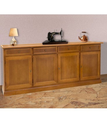 Credenza Quattro porte o Base Cristalliera Martini Cilieigio