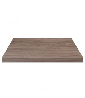 Piano Quadrato Nobilitato per Tavolo 25 mm Noce Chiaro