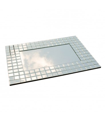 Specchio con Cornice Moderna Argento