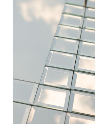 Specchio con Cornice Moderna Argento