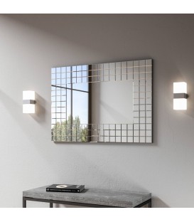 Specchio con Cornice Moderna Argento