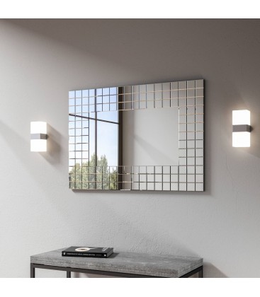 Specchio con Cornice Moderna Argento