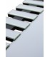 Specchio da parte con Cornice in Vetro Yenge