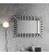 Specchio con Cornice Moderna Argento