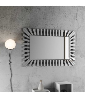 Specchio da parte con Cornice in Vetro Yenge