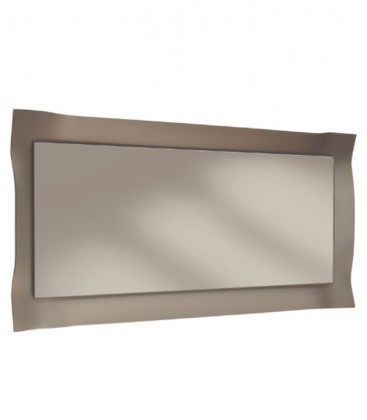 Specchio Orizzontale Cornice Vetro Bronzo