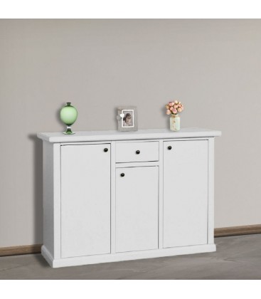 Credenza in legno con zoccolo