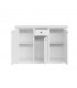 Credenza in legno con zoccolo Noce