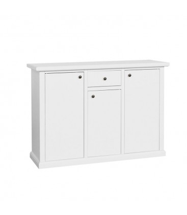 Credenza in legno con zoccolo Noce