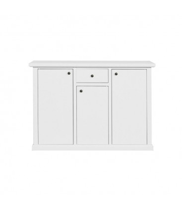 Credenza in legno con zoccolo Noce