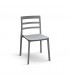 Sedia in polipropilene Grigio
