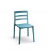 Sedia in polipropilene Blu