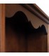 Libreria classica in legno 4 ripiani zoccolo aperto