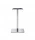 Base Colonna Slim con Basamento Piatto – Acciaio Cromato Lucido