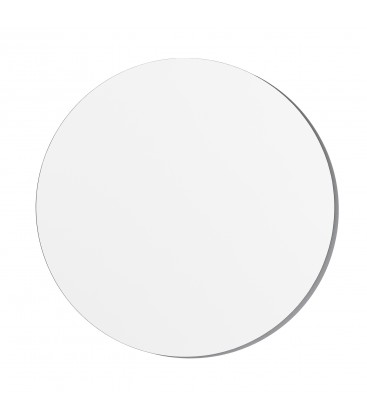 Piano Rotondo per tavolo in HPL Bianco 10mm