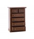 Cassettiera in legno 4+2 cassetti