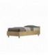Letto singolo 80x190 Nuamo Senza Rete - Quercia