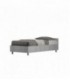 Letto singolo Nuamo senza rete 80x200 - Cemento