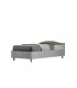 Letto singolo 80x190 Nuamo Senza Rete - Cemento