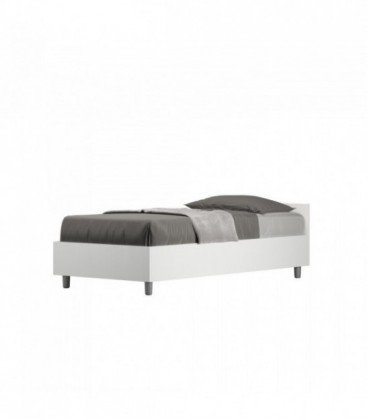 Letto singolo senza rete 80x200 quercia Nuamo