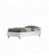 Letto singolo con rete 80x200 bianco frassino Nuamo
