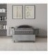 Letto singolo Nuamo con rete 80x200 - Cemento