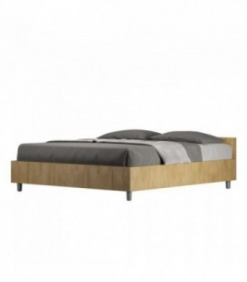 Letto matrimoniale Nuamo senza rete 160x190 - Quercia