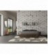 Letto matrimoniale Nuamo con rete 160x190 - Noce