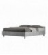 Letto matrimoniale Nuamo con rete 160x190 - Cemento