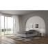 Letto una piazza e mezza Nuamo contenitore 120x190 - Cemento