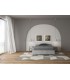 Letto una piazza e mezza Nuamo con rete 120x190 - Cemento