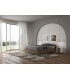 Letto una piazza e mezza Nuamo con rete 120x190 - Noce
