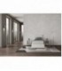 Letto singolo Adele imbottito 80x190 senza rete - rivestimento similpelle bianco
