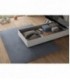 Letto singolo Adele imbottito 80x190 contenitore - rivestimento similpelle bianco