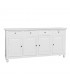Credenza in legno arte povera 4 porte 4 cassetti