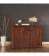 Credenza in legno con zoccolo Noce