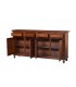Credenza in legno arte povera 4 porte 4 cassetti