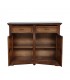 Credenza 2 Ante a Goccia in legno Noce Bassano