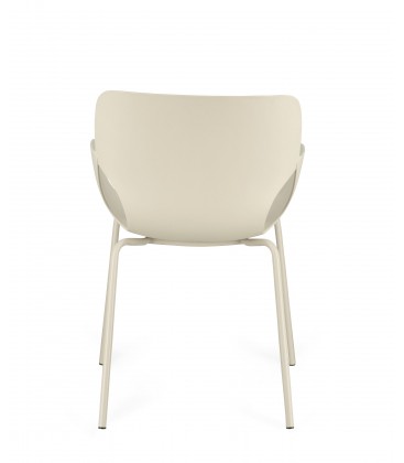 Sedia con braccioli LENNOX Beige
