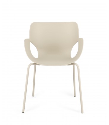Sedia con braccioli LENNOX Beige