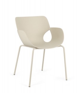 Sedia con braccioli LENNOX Beige