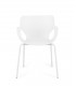 Sedia con braccioli LENNOX Bianco