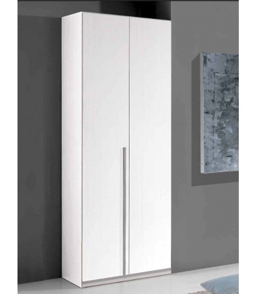 Armadio Giotto in legno 2 ante battenti - Bianco