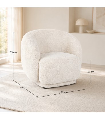 Poltrona Tecla Beige