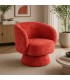 Poltrona Girevole Julienne Rosso Cherry