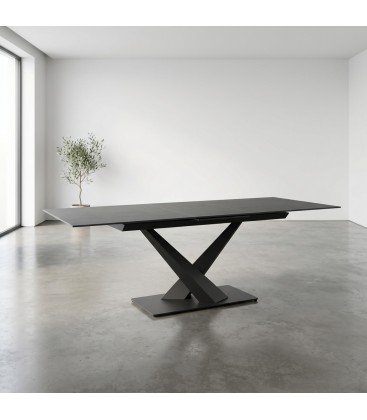 TAVOLO ALL. JOHANNES 160-200X90 BIANCO