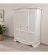 Armadio Legno 3 Porte Laccato Bianco