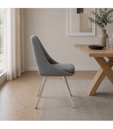Sedia KASHAR - Grigio Scuro