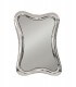 Specchiera con cornice moderna effetto argento
